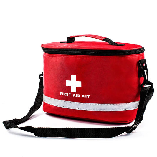 Portable Large Travel Emergency Medicine First Aid Kit Carrying Bag Accessories Set Storage Case Pouch For Car Hiking Picnic