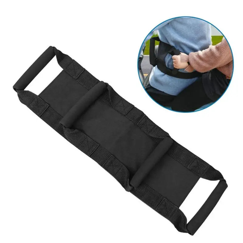 1PCS Motorcycle Scooter Passenger Safety Belt Rear Seat Grab Grip Handle Strap 6XDB