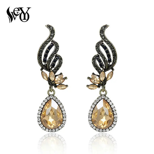 VEYO Classic Crystal Earrings Long Earrings For Women Hot Sale High Quality Brincos Pendientes