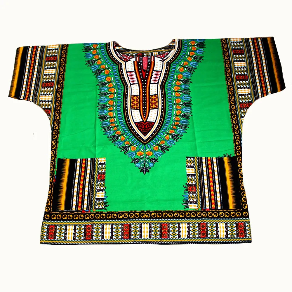 Band Mr Hunkle XXL, XXXL Dashiki Dress 100% Cotton African Traditional Print White Dashiki Clothing for Men Women