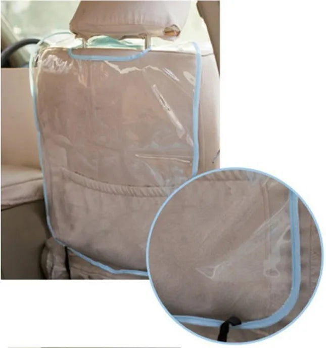 1pcs Car Auto Seat Back Protector Cover Detachable For Children Kick Mat Mud Clean Plastic Anti-kick Pad