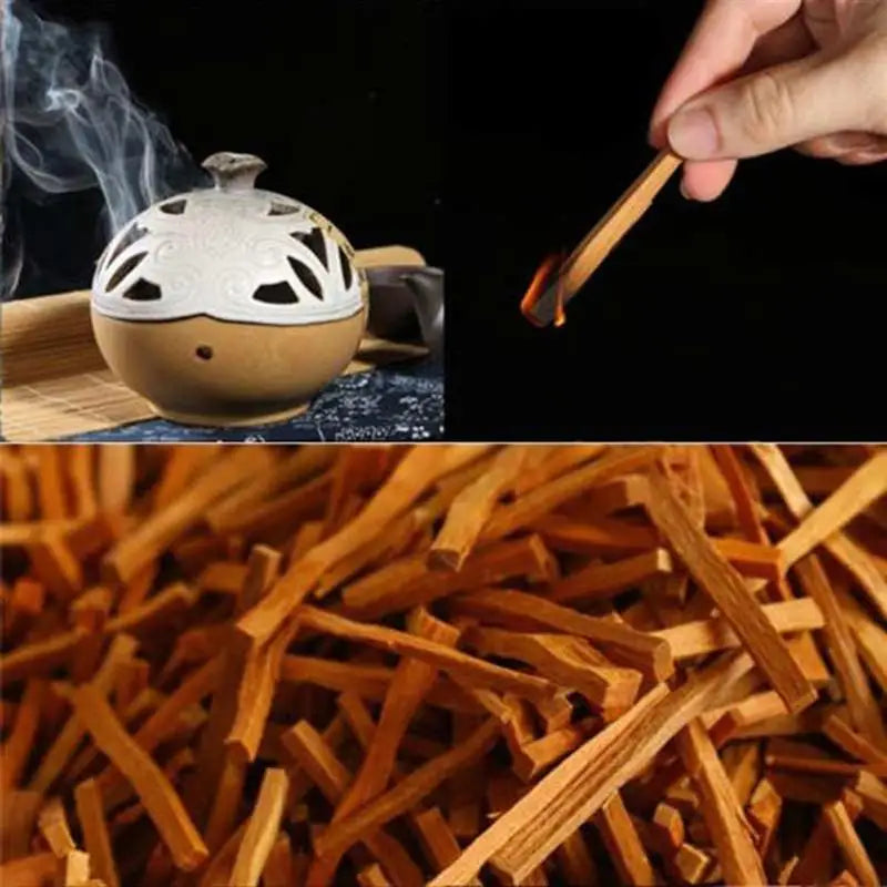 1 Bag 50g Natural Sandalwood Wood Sticks Wild Harvested for Purifying Cleansing Healing Meditation and Stress Relief