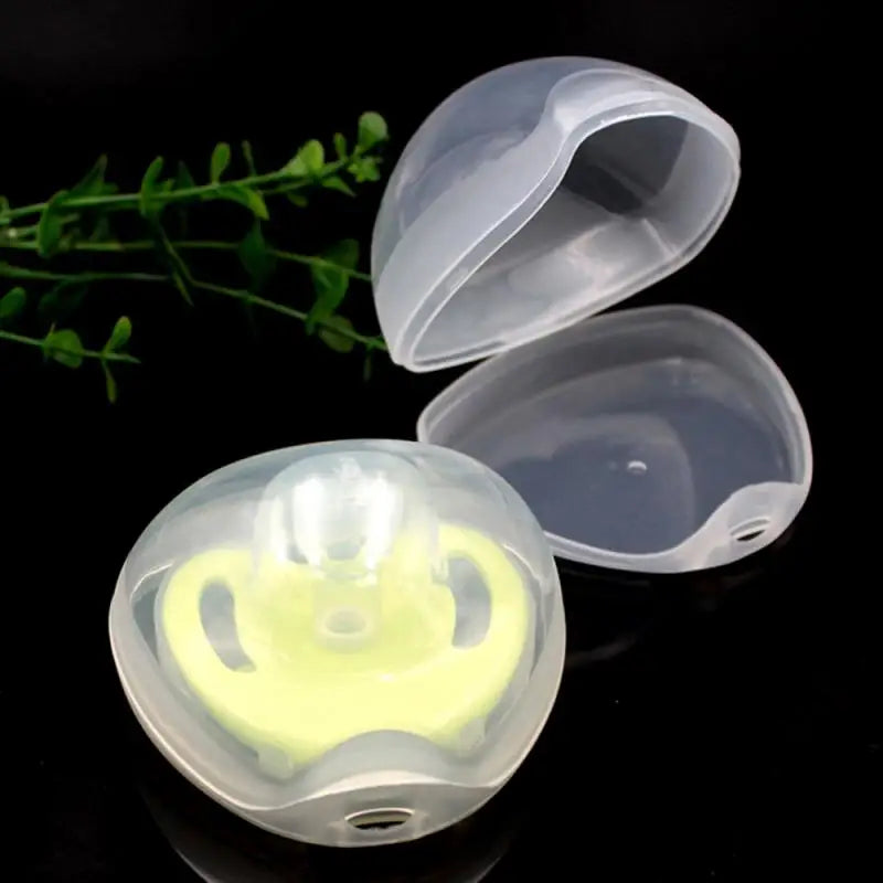 Soother Container Nipple Storage Portable Infant Newborn Baby Pacifier Case Box Nipple Shield Case Pacifier Holder Storage Box