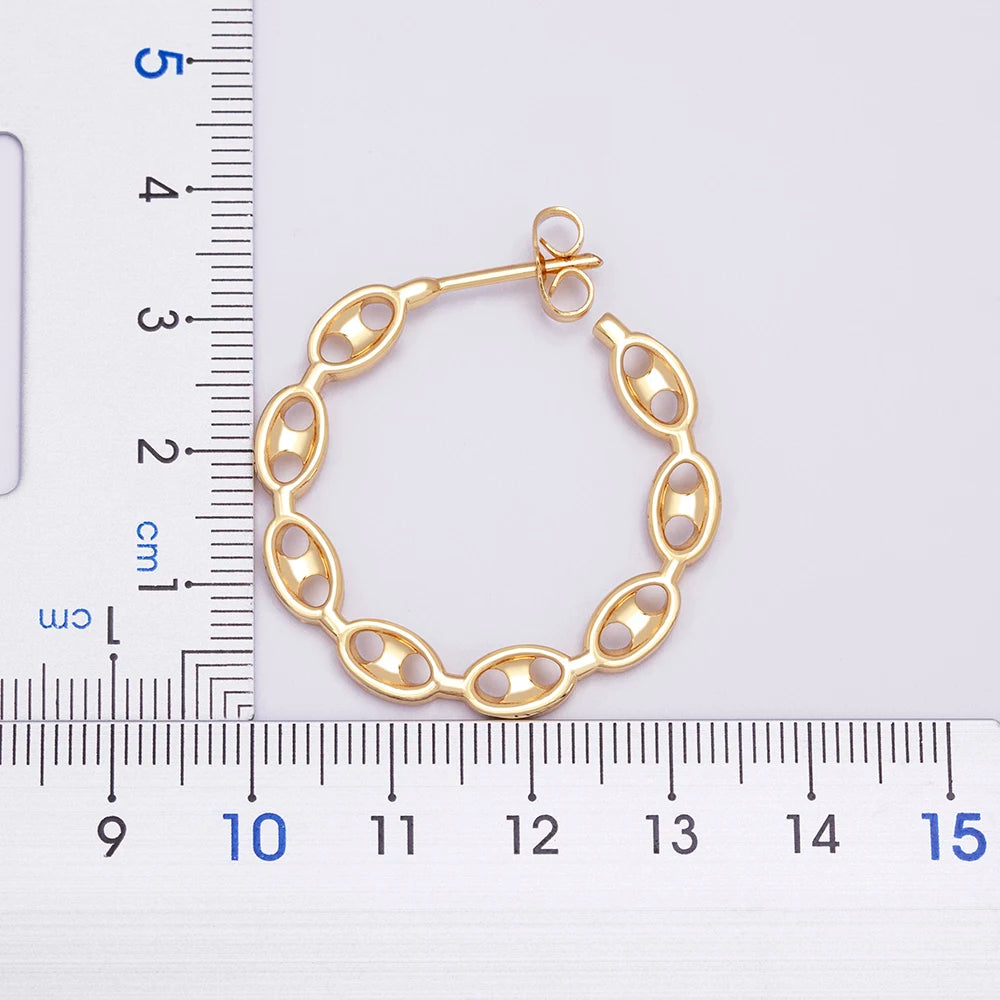 New Punk Style Pig Nose Big Circle Earrings Simple Fashion Personality Hot Sale Hiphop Fine Party Bar Jewelry Gifts For Women