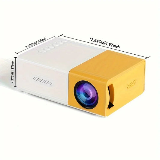 YG300 Home HD mini projector with USB and SD memory home theater enhances your movie, TV and game experience for outdoor camping