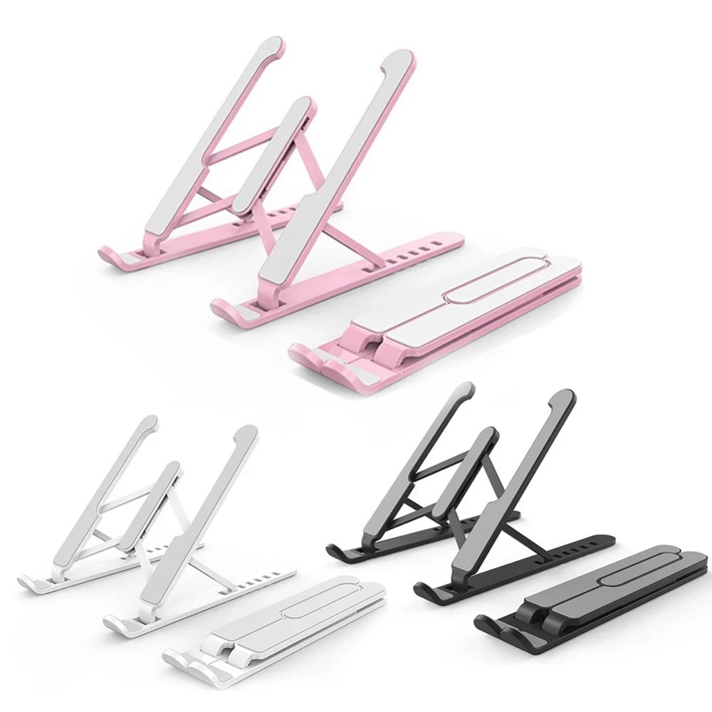 Universal Tablet Laptop Stand Foldable Stand Lifting Base Heat Dissipation Portable Elevated Storage Rack Computer Accessories