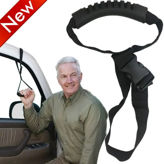 Car Grab Handle Adjustable Standing Aid Safety Handle Support Grip Handle Mobility Aid Disability Elderly Car Assist Tool Strap