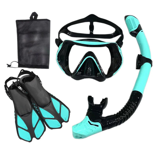 Snorkel Diving Mask  and  Goggles Diving Swimming Tube Set  Adult Unisex