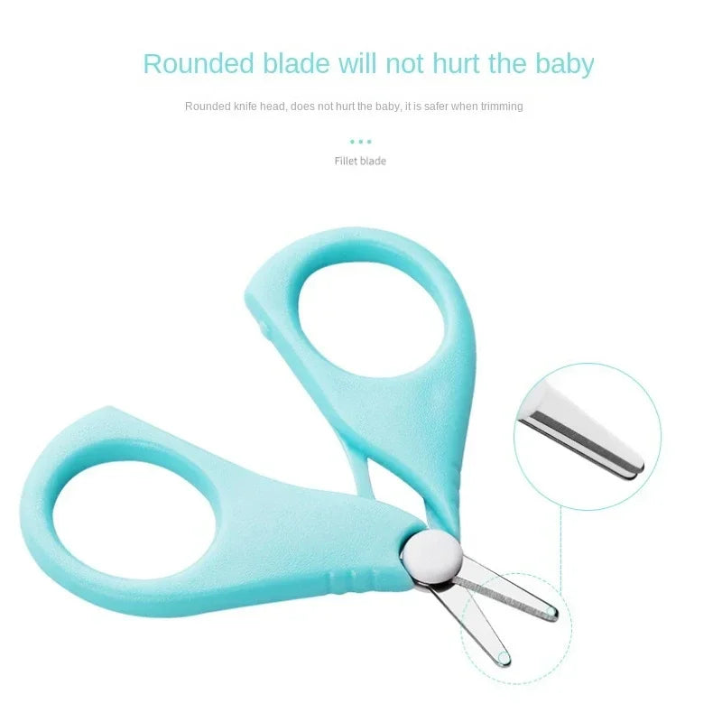 Safety Mini Nail Clippers Scissors Cutter Convenient Daily Baby Nail Shell Shear Manicure Tool Baby Nail Care for Newborn Baby