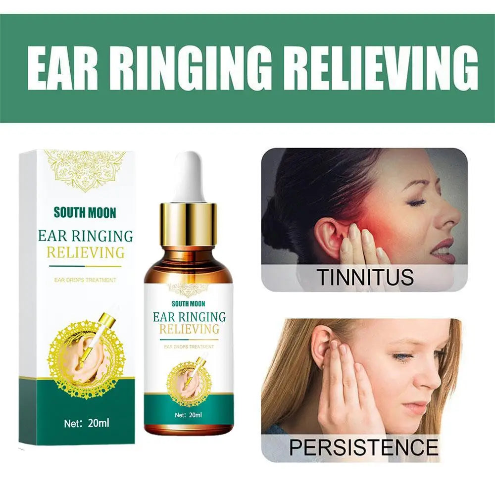 20ml Tinnitus Ear Drops Ear Ringing Gentle Relieving Health Discharge Care Tinnitus Fluid Ear Ear Deafness Swelling Otitis Care