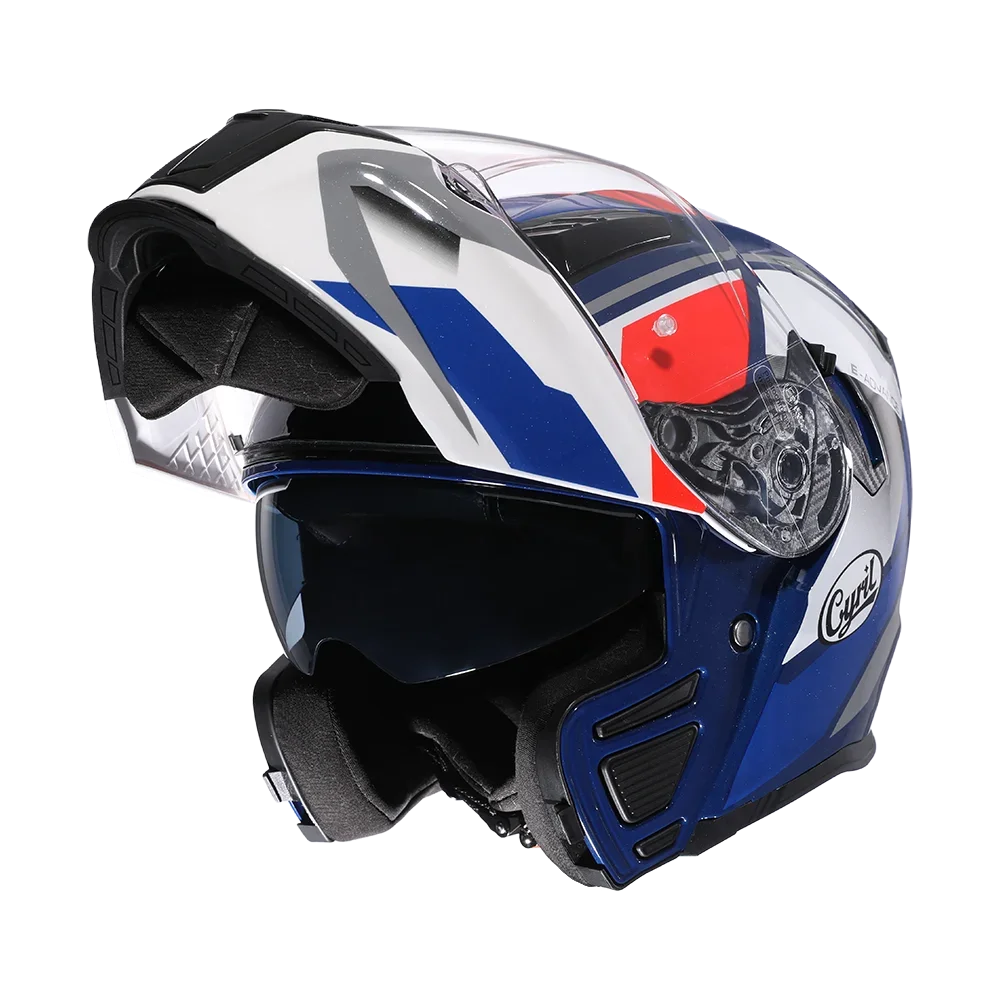 Modular Flip Up Full Face Helmet Adult Men and Women Motorcycle Helmet Dual Visor DOT Approved