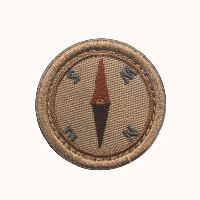 4CM/Camping Round Emblem Hook And Loop Patch,The Boy Scouts Of USA Embroidery Appliques Badges,Military Tactical Clothes Patches