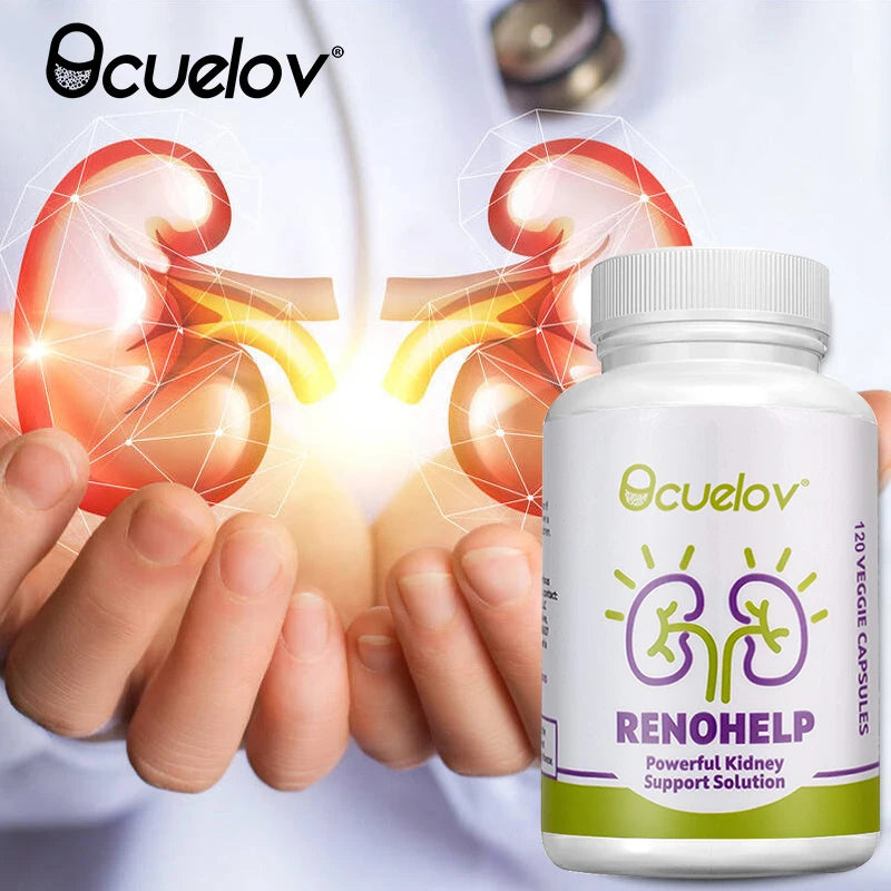 Bcuelov All Natural Kidney Support Supplement Promotes Healthy Kidney Function, Creatinine Levels and Glomerular Filtration