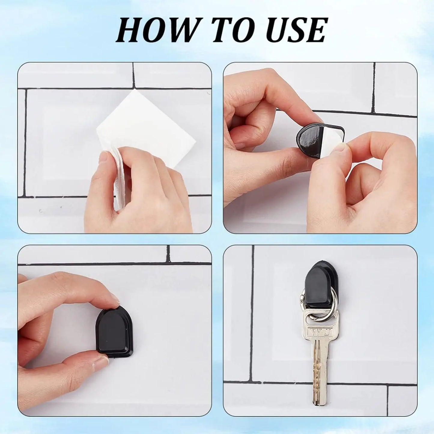 Mini Car Hooks Interior Storage Holder for USB Cable Headphone Key Self-Adhesive Dashboard Wall Hanging Hook Auto Accessories