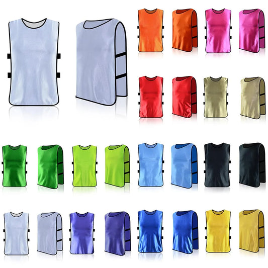 Breathable Polyester Football Vest For Dynamic Movement Stay Cool And Agile Loose-Fit Training Jersey For Youth Sports