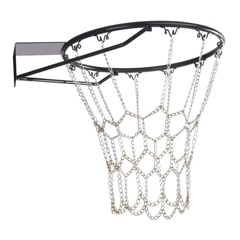 Outdoor galvanized iron chain mesh Classic Sport   Durable Basketball Target Net Basketball Classic Sport Steel Chain