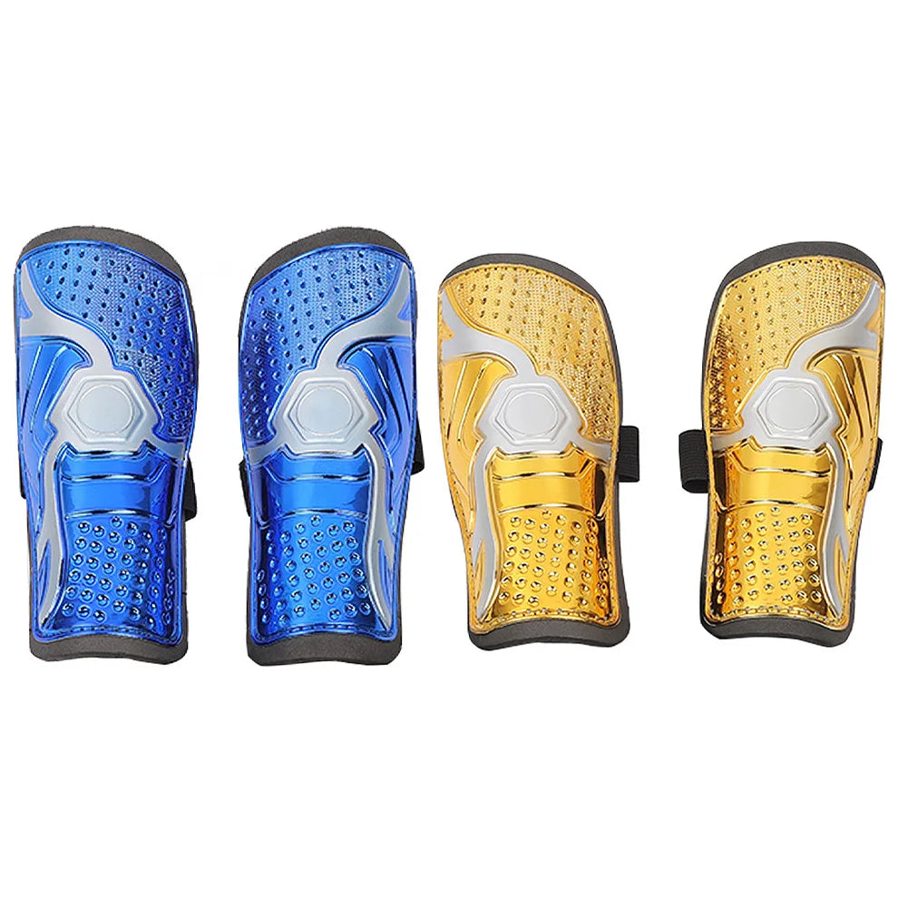 Soccer Shin Guards with Adjustable Strap Football Protectors Pads Wear-Resistant Safety Shank Protector for Kids Junior