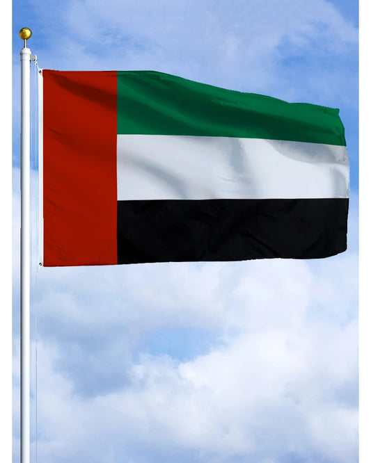 60×90 90x150 120×180CM UAE United Arab Emirates Emirate Emblem Flag Polyester Printed Banner Tapestry For Decor