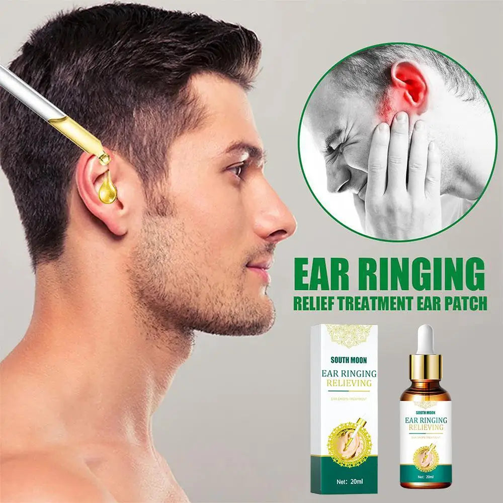 2X Tinnitus Ear Drops Ear Ringing Gentle Relieving Health Discharge Care Tinnitus Fluid Ear Ear Deafness Swelling Otitis Care