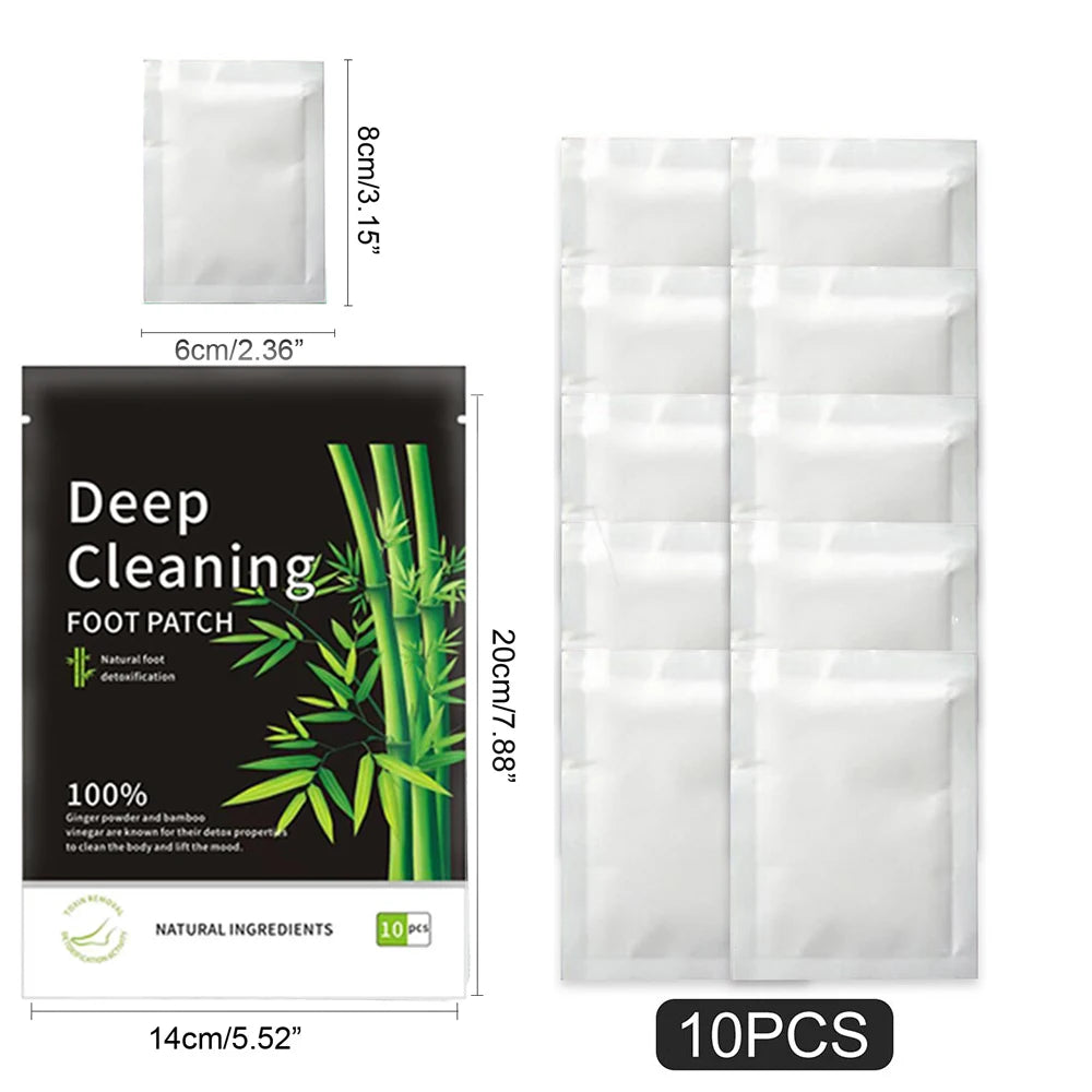 Deep Cleansing Foot Patch for Better Sleep Premium Bamboo Charcoal Foot Pads With Ginger Powder Foot Care