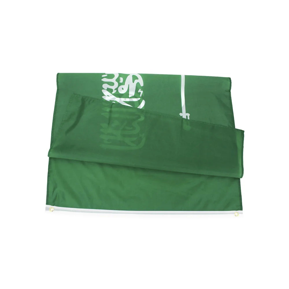 90x150cm Saudi Arabian Flag 3x5ft Polyester Material with 2 Copper Rings