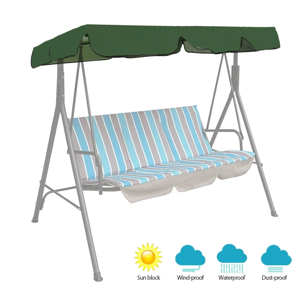 Outdoor swing chair canopy garden waterproof swing canopy roof outdoor swing chair hammock canopy