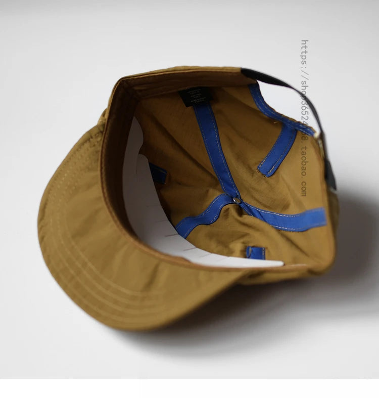 Soft Brim Quick-Drying Artistic Peaked Cap Men's and Women's Youth Street Leisure Sun Shade Sun Protection Short Brim Sun Hat