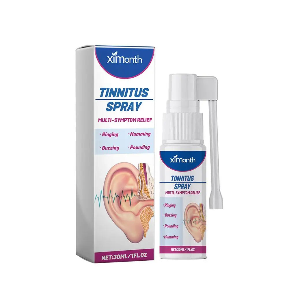 30ml Tinnitus Spray Ear Ringing Relief Relieving Ear Relieve Drops Ear Cleaning Hard Discomfort Ears Care Solution Hearing H1M2