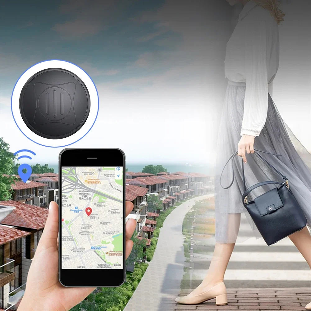 Magnetic Mini GPS Tracker Anti-Lost Device Pet Child Elder Smart Finder Real-Time Locator Car Keys Bag Wallet Location Tracking