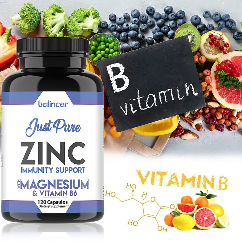 Balincer Nutritional Supplement with Vitamin B6,Magnesium and Zinc for Muscle,Nerve and Bone Support,Immune Support,Antioxidants