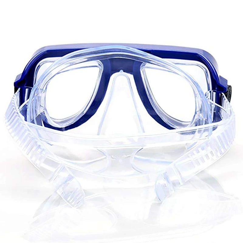 Kids Diving Goggle Mask Breathing Tube Shockproof Anti-fog Durable Underwater Swimming Glasses Band Snorkeling Accessories Set