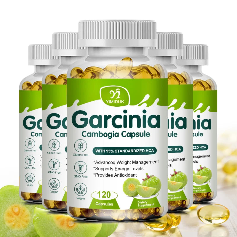 Organic Garcinia Cambogia Extract 95% HCA Weight Loss Fat Burning and Cellulite For Women & Men Slimming Diet Product