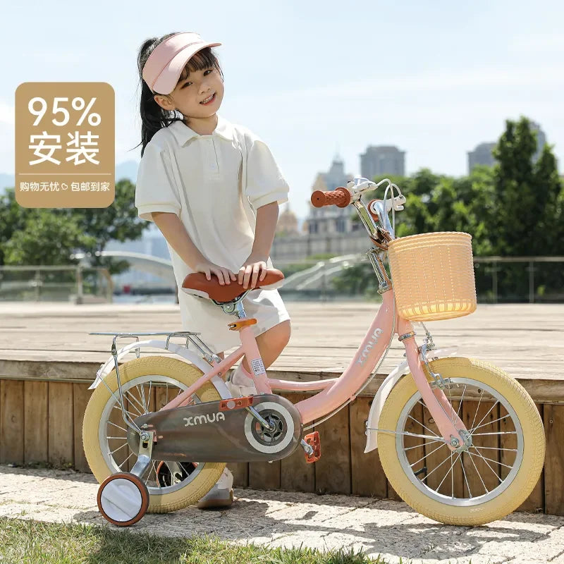 Children's Bicycle for Boys and Girls, 2-3-4-5-6-7-8-9 Year-Old Baby, New