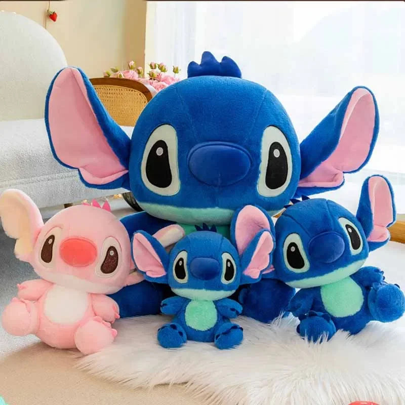 Disney Plushie Animal Stitch Stuffed Plushie Models Cartoon Stuffed Plush Dolls Anime Plush Baby Toys Kawaii Kids Birthday Gifts