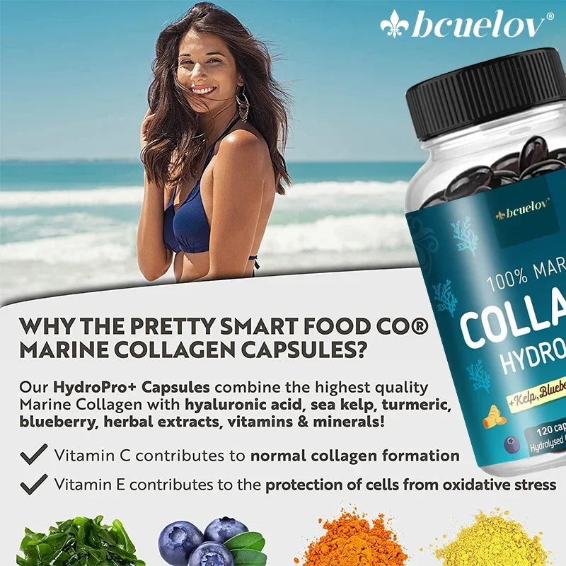 Collagen Supplement - Containing Vitamins, Skin Nutrition Supplement, Suitable for Both Men and Women