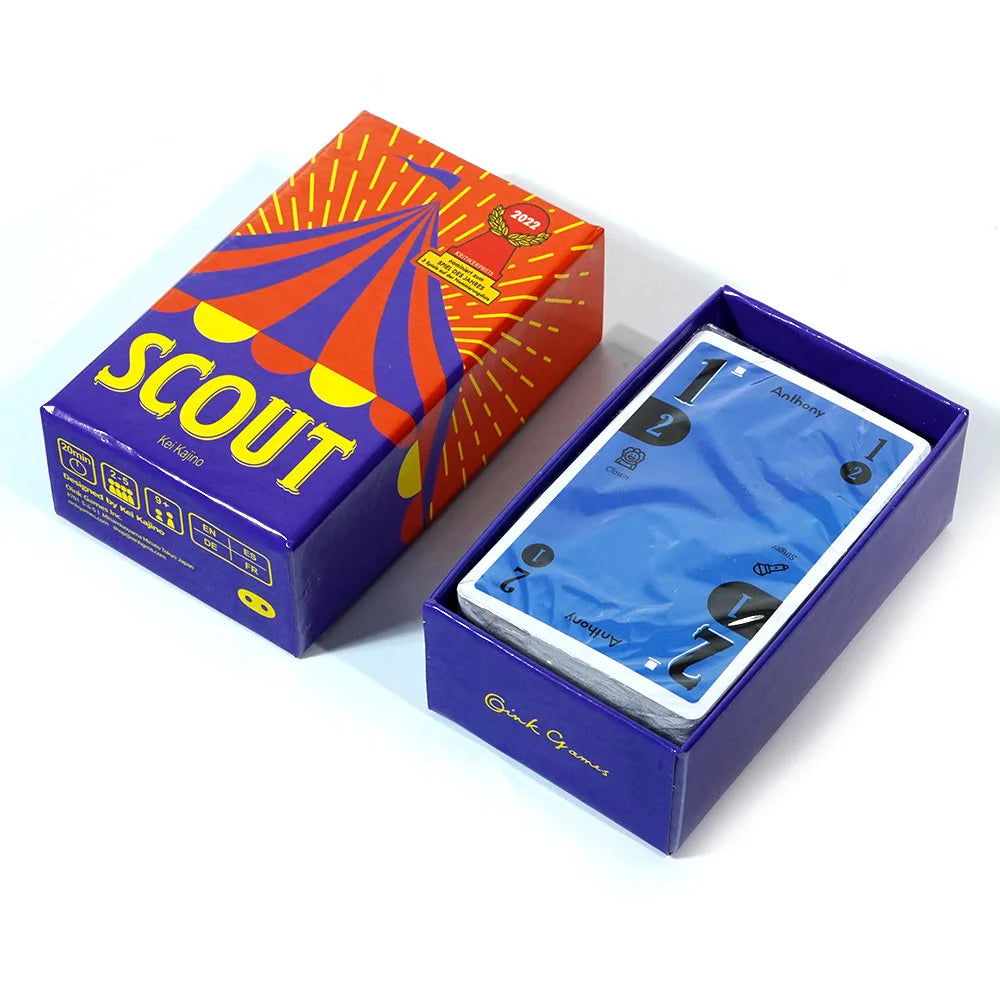 Scout Card Game For 2-5 Players  Funny Circus Family Board Games – The ultimate game for poker enthusiasts!