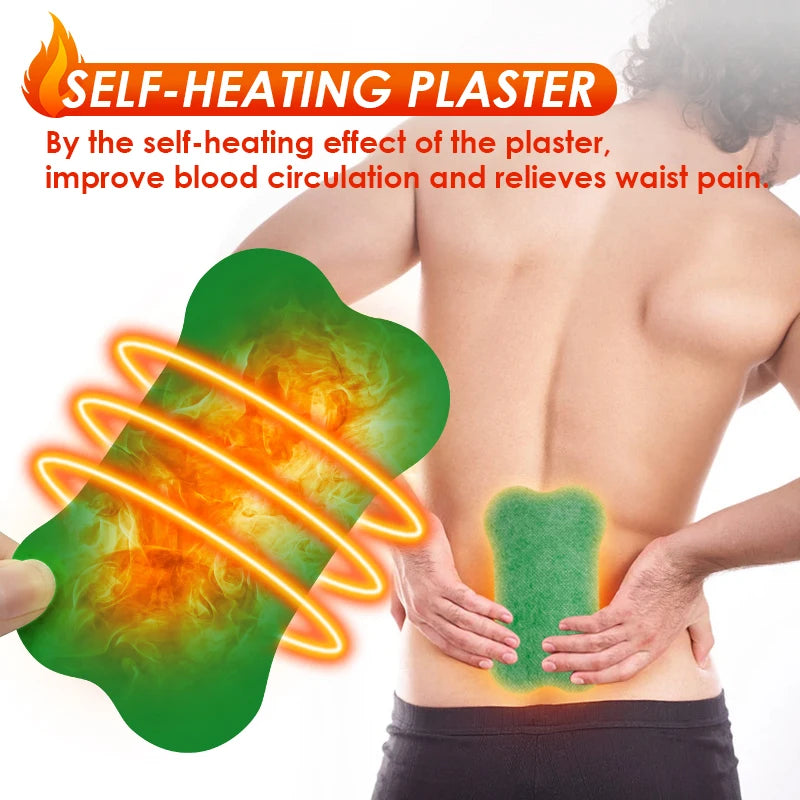 12pcs=1bag Back Pain Relief Patch Herniated Disc Plaster Medical Chinese Medicine Nerve Pain Relax Muscles Joints Patches W009