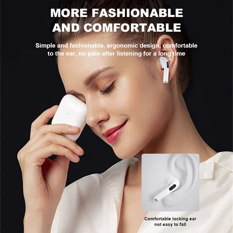 Air Pro 4  Pods True Wireless earphones In Ear headphones Ultra Long Standby Running Bass Sports earburds music headset with Mic