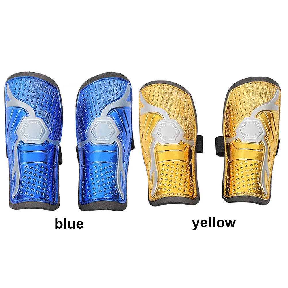 Soccer Shin Guards with Adjustable Strap Football Protectors Pads Wear-Resistant Safety Shank Protector for Kids Junior