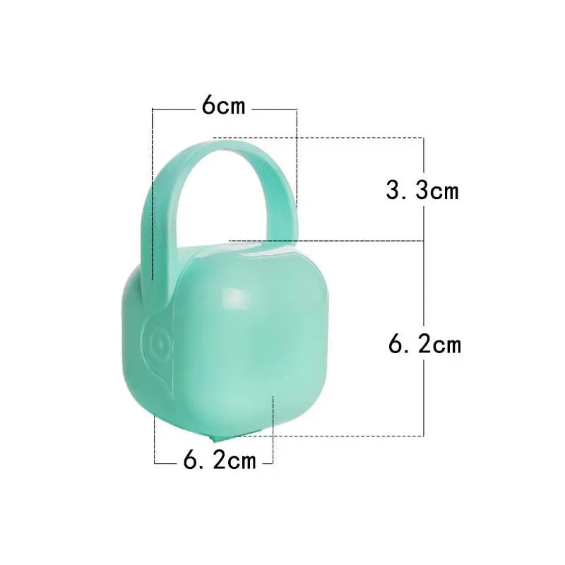 Baby Pacifier Holder Box Infant Portable Soother Container Nipple Holder Storage Case Travel Pacifier Storage Box Baby Supplies