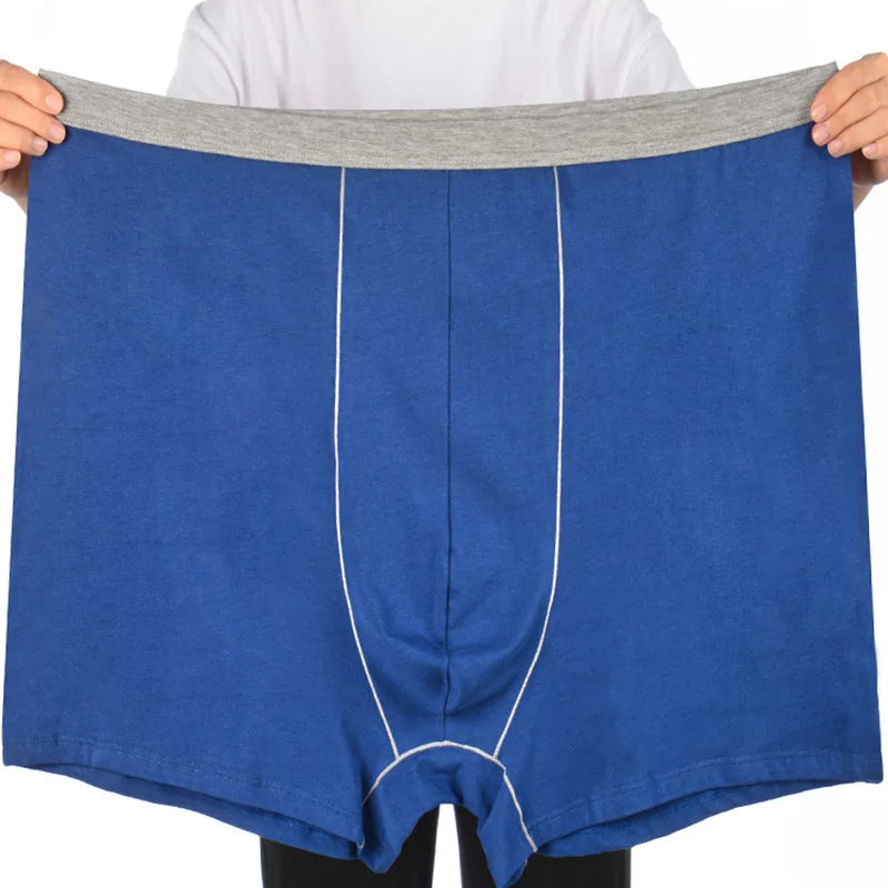2pcs 13XL Oversize Man Boxers Underwear Super Size Panties Cotton Breathable Boxer Men's Soft Underpant for 210KG Fat Shorts