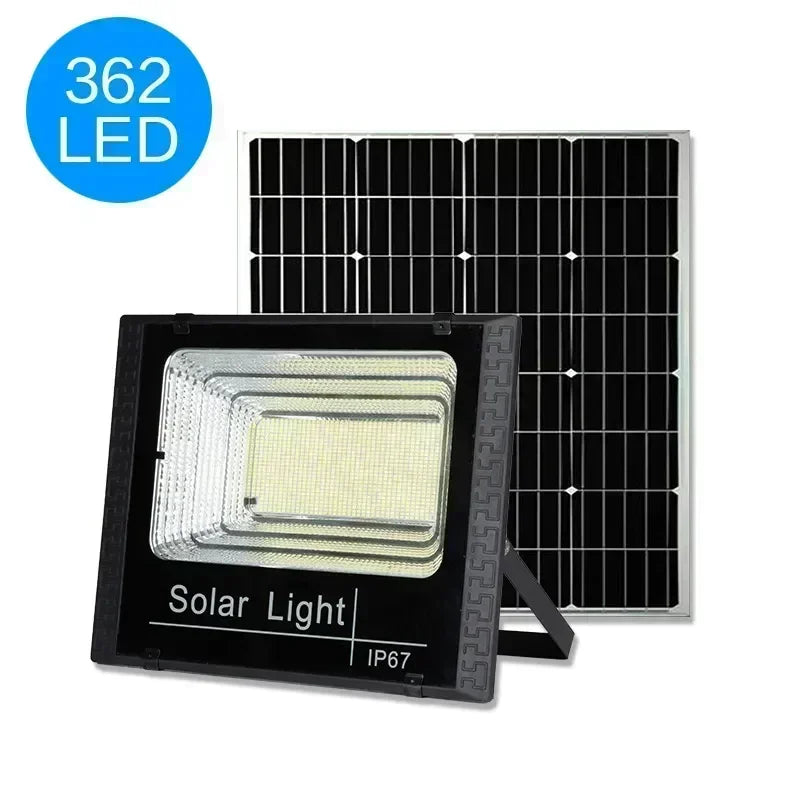 Solar Flood Lights 50w 100w 200w 300w 500w LED Solar Powered Spotlight Outdoor Waterproof Reflector Solar With Remote Control