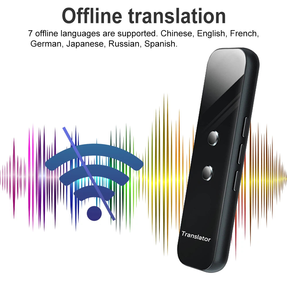 Himtop Translator Portable 137 Languages Smart Instant Voice Text APP Photograph Translaty Language Learning Travel Business