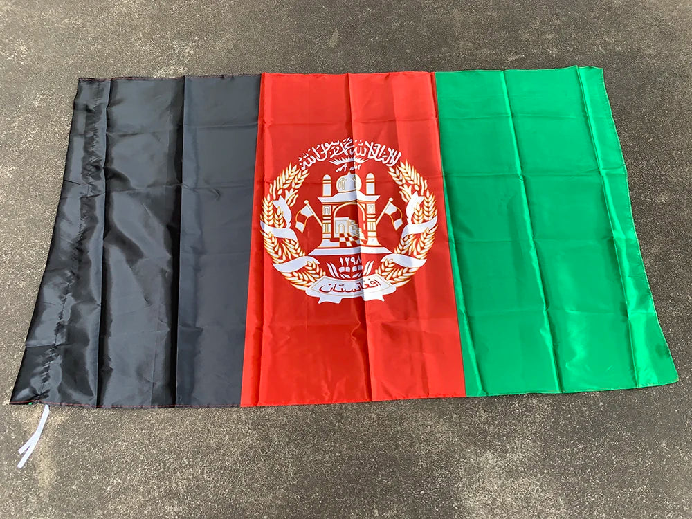 Z-ONE FLAG Afghanistan Flag 90 x 150cm Banner Afghani Kabul Hanging parade Festival Indoor Outdoor Home decoration