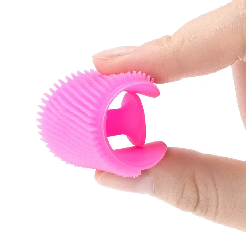 New Soft Silicone Baby Bath Head Massage Brushes Hair Washing Brush Scalp Comb Kids for Newborn Bath Wipe Washing Hair Tools