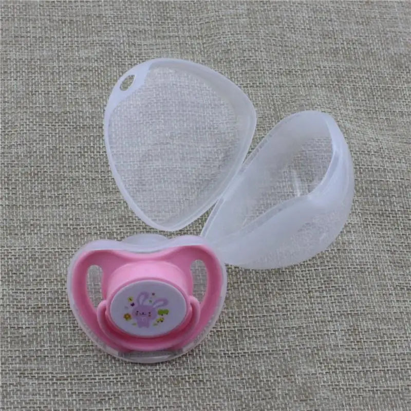 Soother Container Nipple Storage Portable Infant Newborn Baby Pacifier Case Box Nipple Shield Case Pacifier Holder Storage Box