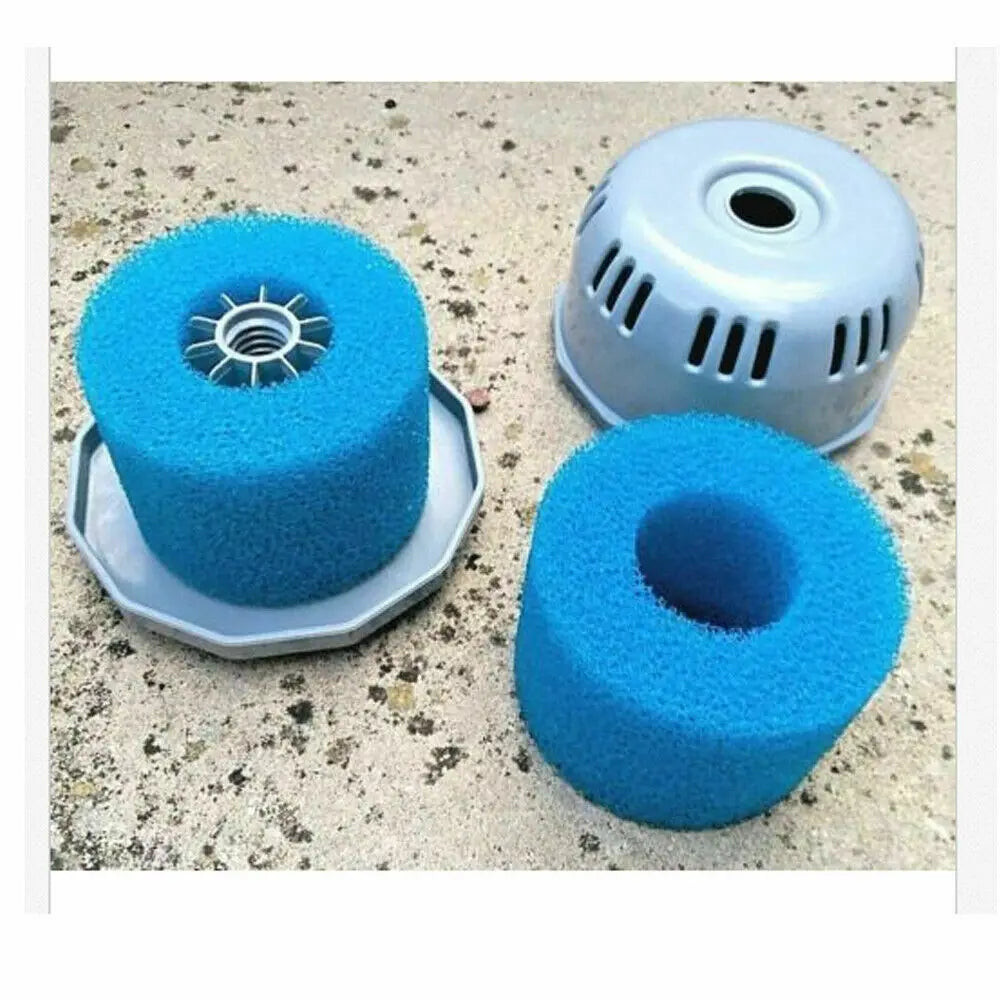 Swimming Pool Filter Water Pump    Lay In Clean Spa Hot Tub S1 Washable Bio Foam 2 4 X UK VI LAZY 'Z Type '