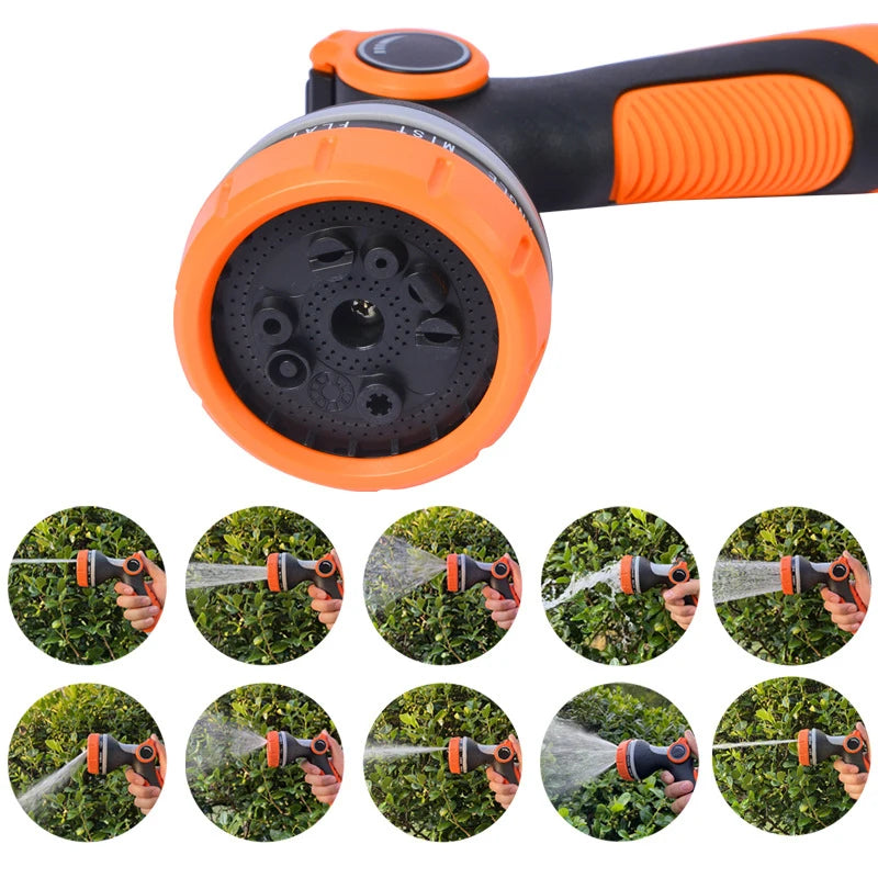 High Pressure Water Gun Irrigation Garden Watering Gun for Plants Portable Pressure Washers Gun for Car Washing Floor Cleaning