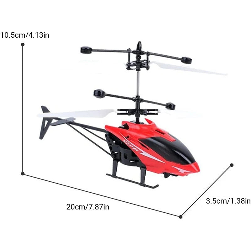Rechargeable Mini RC Drone Remote Safe Fall-resistant RC Helicopters Drone Children Toys