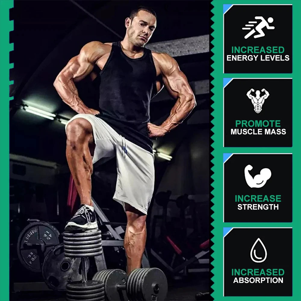 Bunkell Pre-Workout Supplement - Amino Acids, Creatine HCI, Citrulline Malate, Beta-Alanine To Improve Athletic Performance